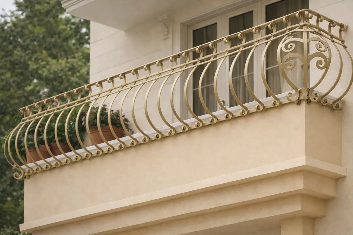 Ferforje balkon korkuluğu